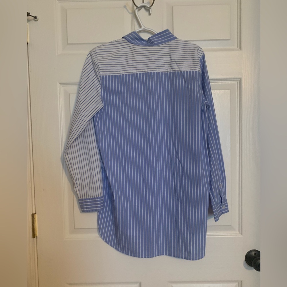 Striped Button Down Top - Picture 2 of 3